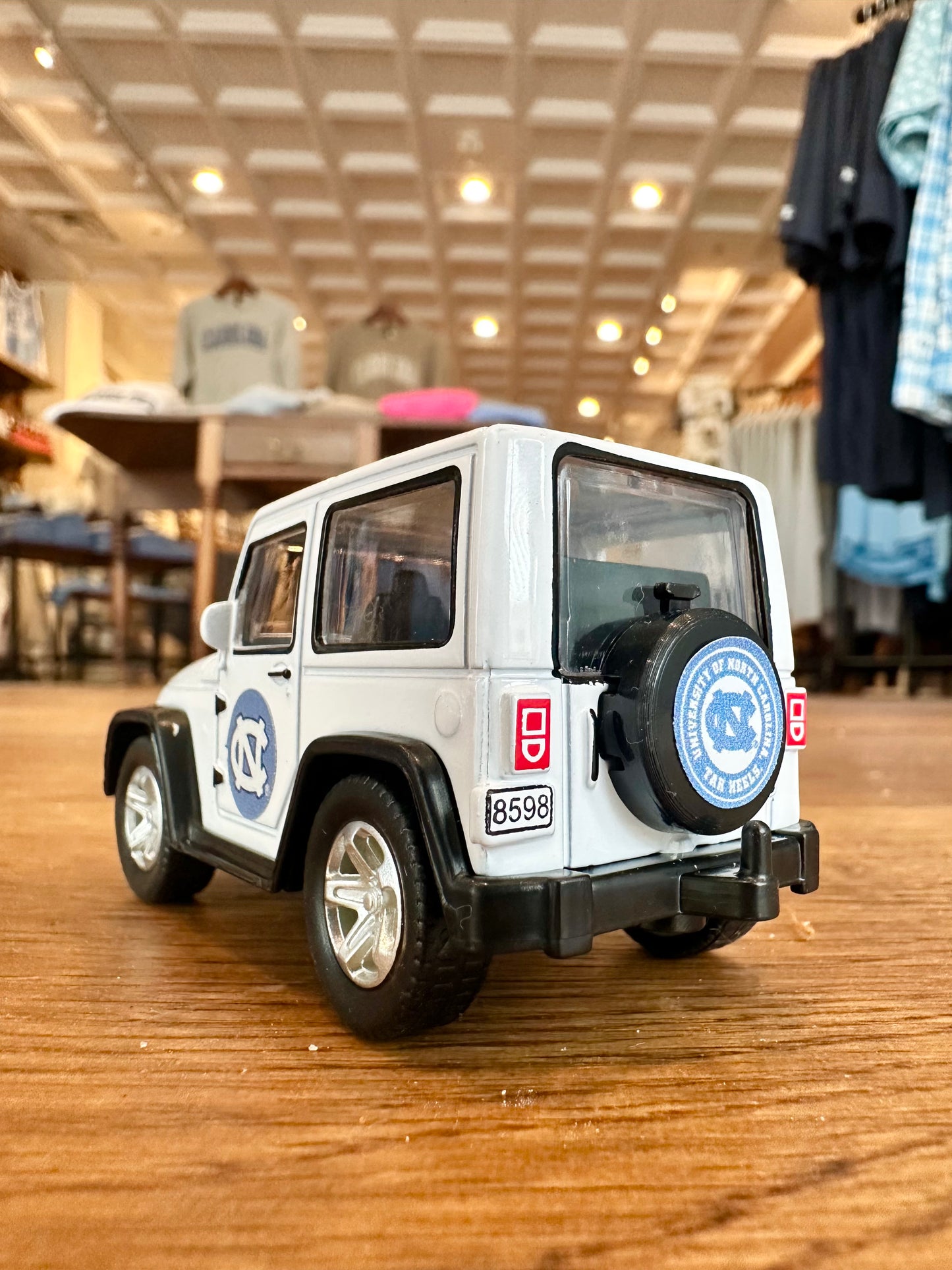 North Carolina Tar Heels Toy Jeep by Jenkins