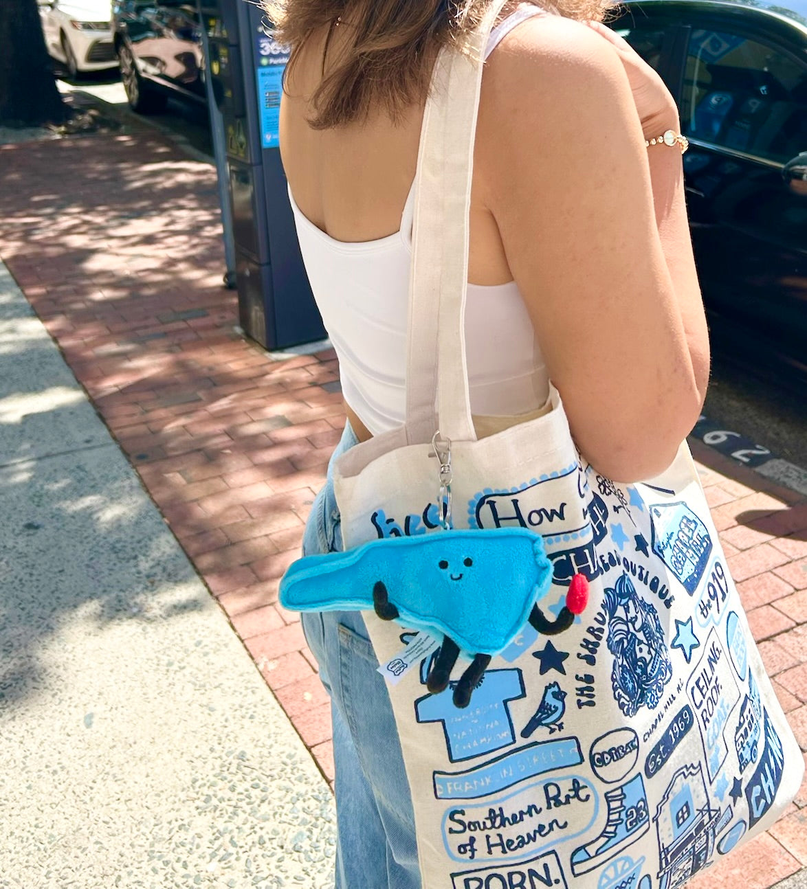 Chapel Hill North Carolina Canvas Tote by Julia Gash