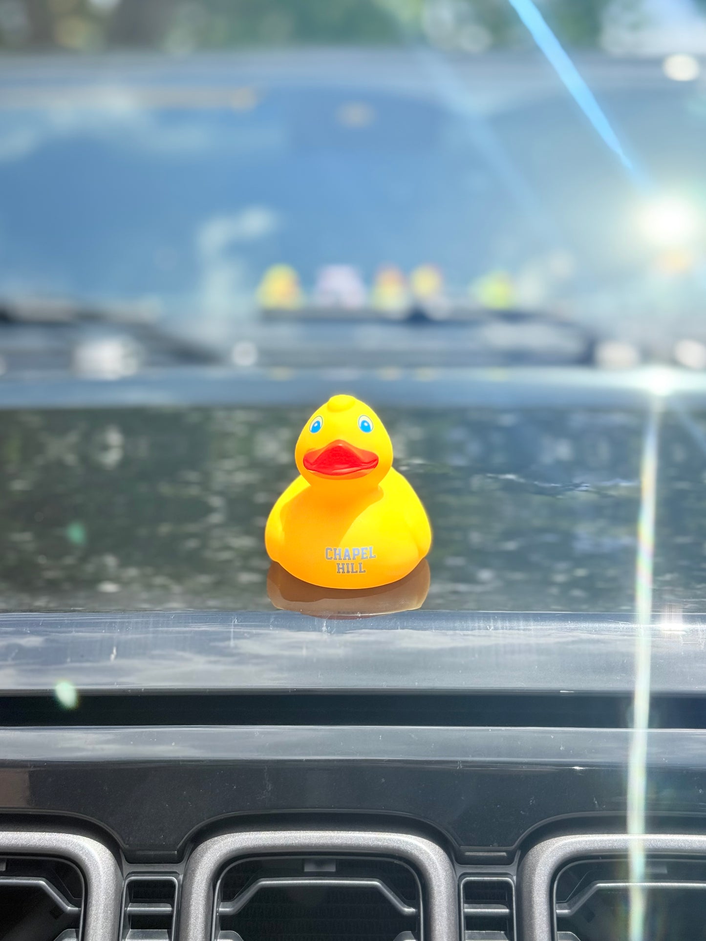 Chapel Hill Rubber Duck with Carolina Blue Eyes