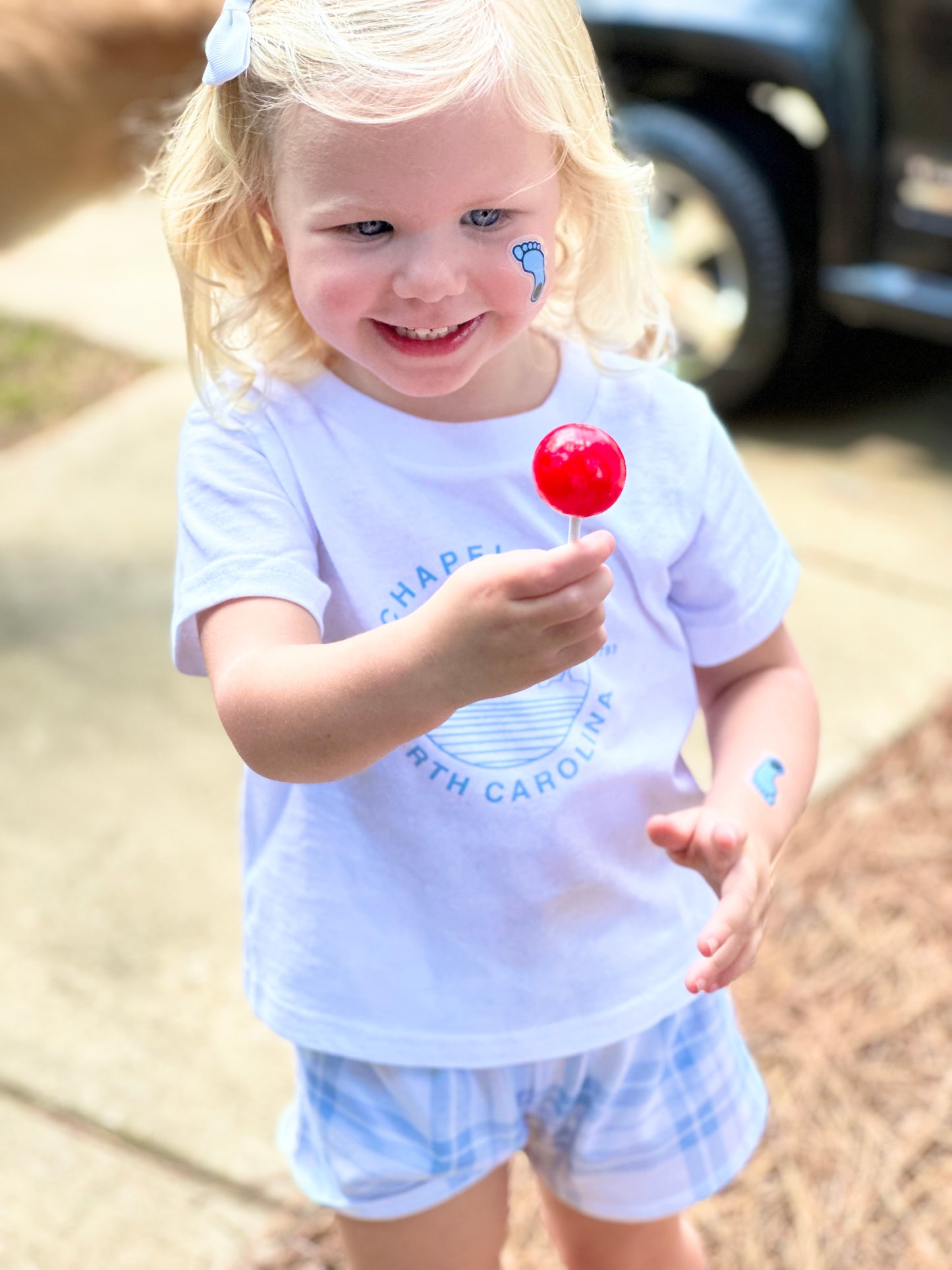 Chapel Hill North Carolina Starry Scape Toddler T-Shirt