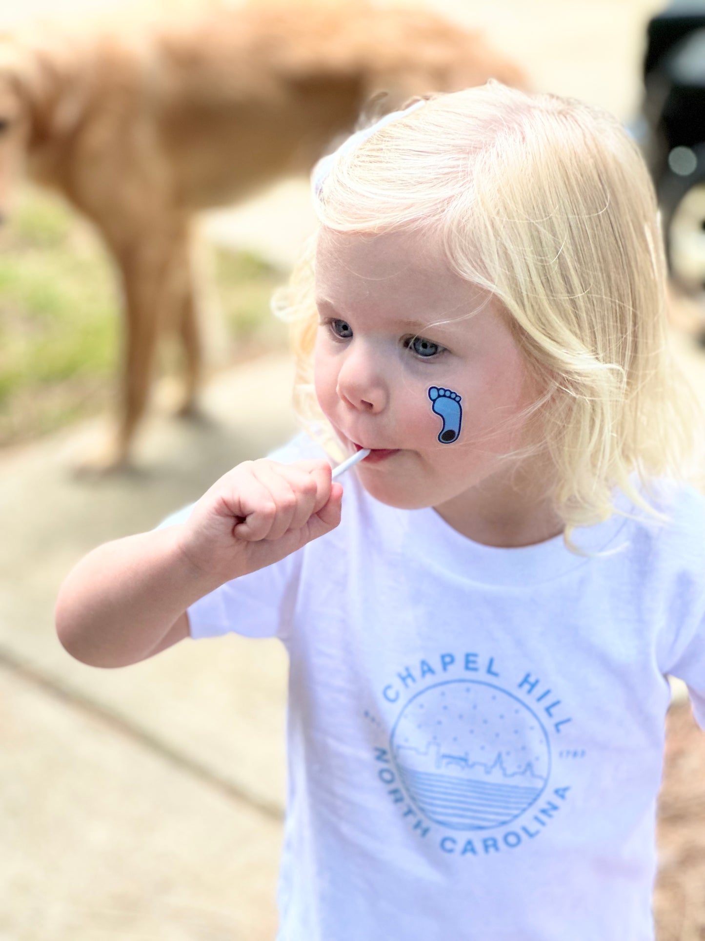 Chapel Hill North Carolina Starry Scape Toddler T-Shirt