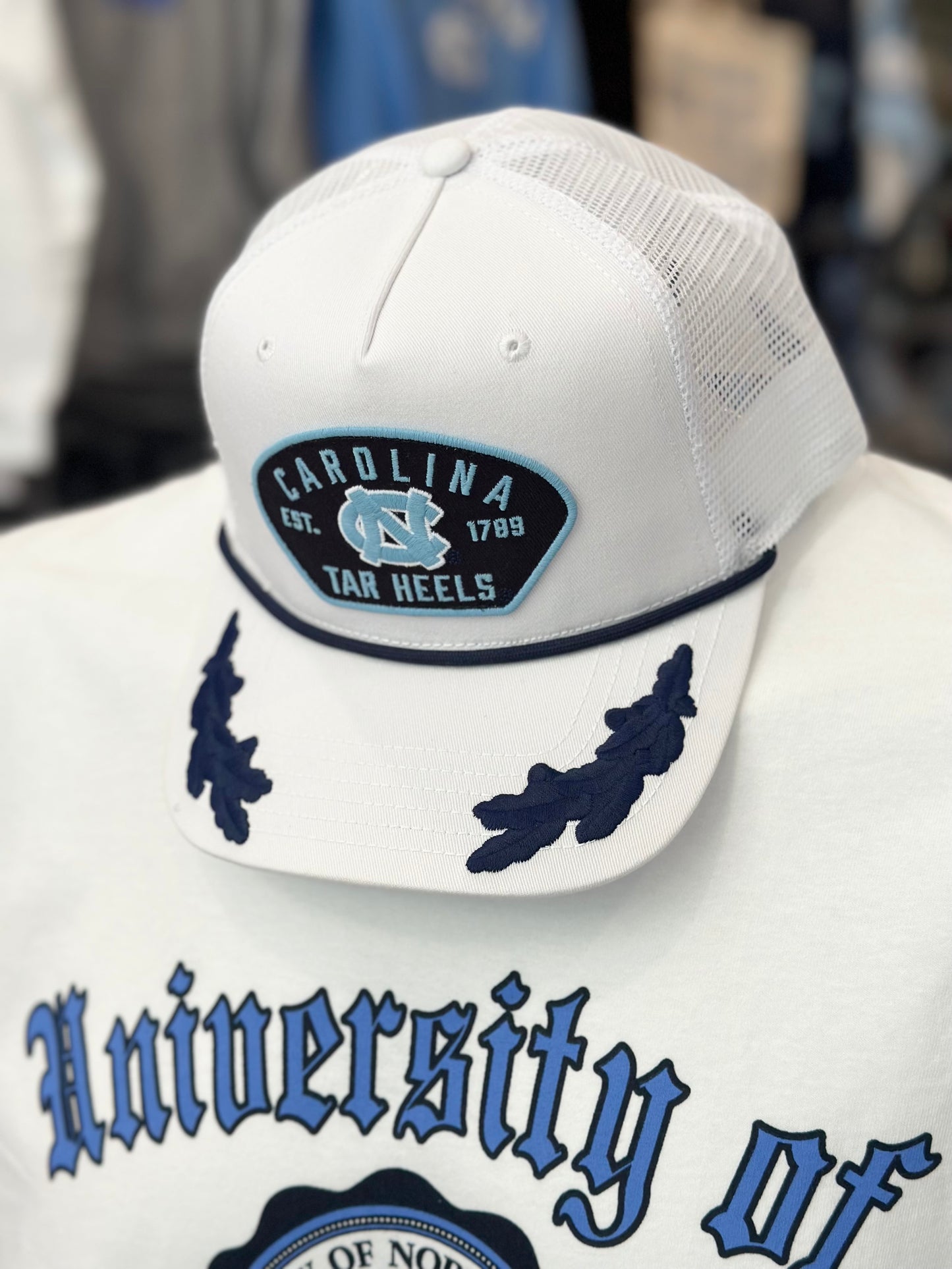 North Carolina Tar Heels Admiral Trucker Vintage Hat