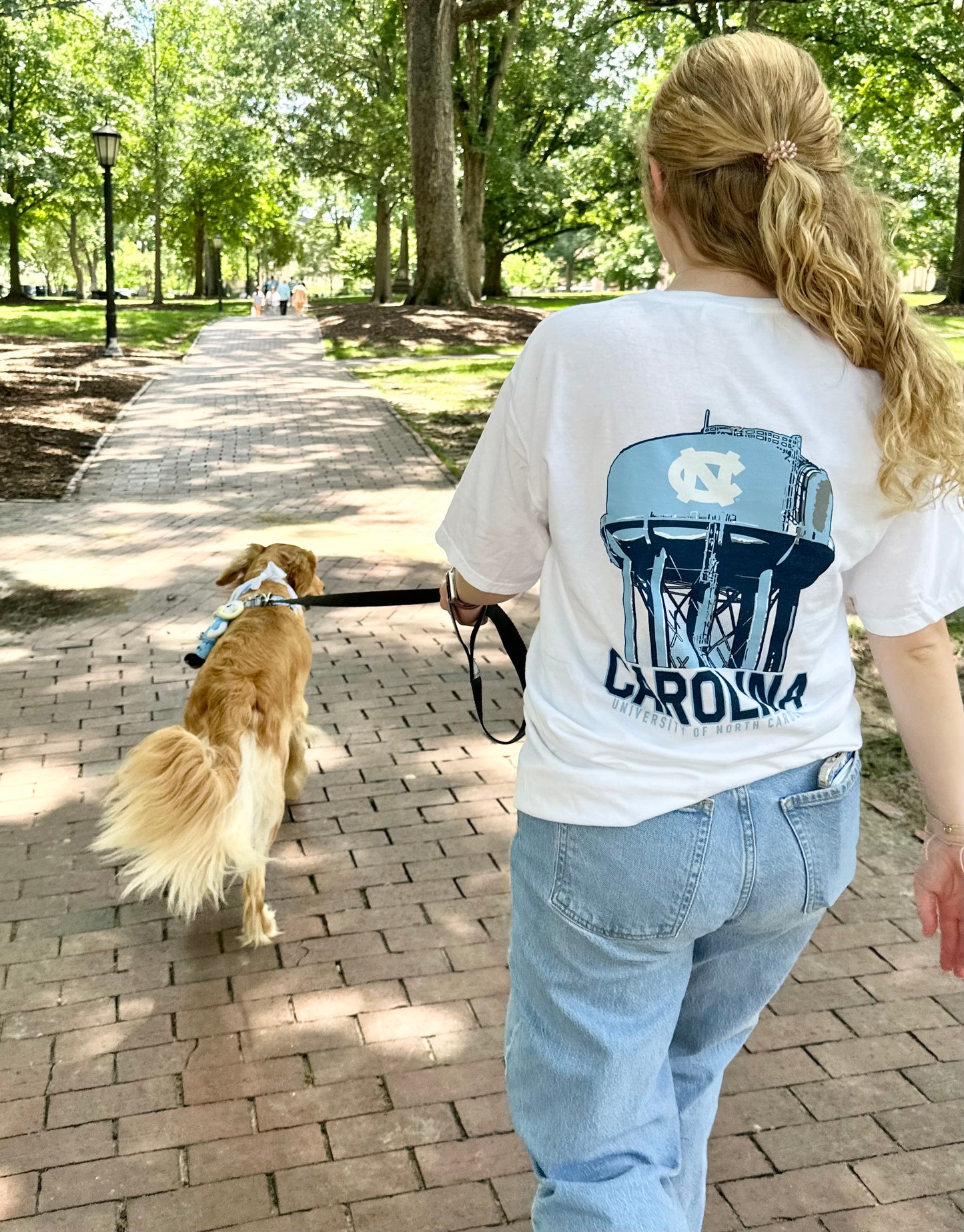 UNC Water Tower Adult T-Shirt by Comfort Wash