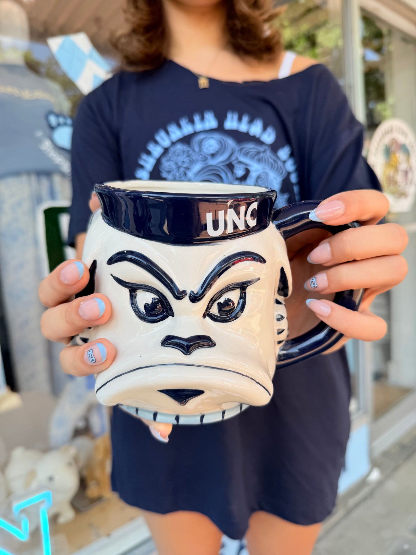 North Carolina Tar Heels Mascot Rameses Ceramic Coffee Mug