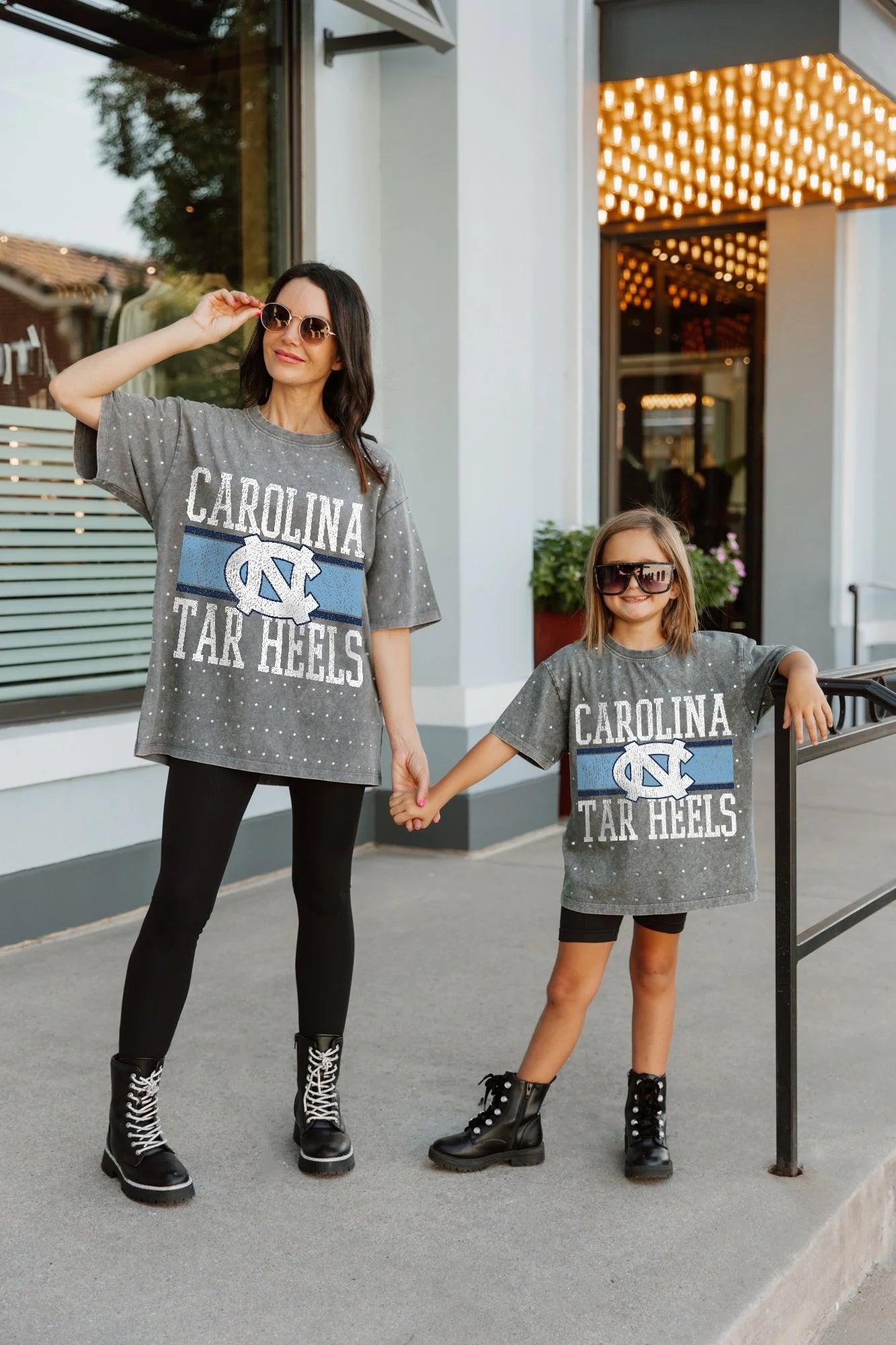 North Carolina Tar Heels Kid's Mini Rhinestone T-Shirt