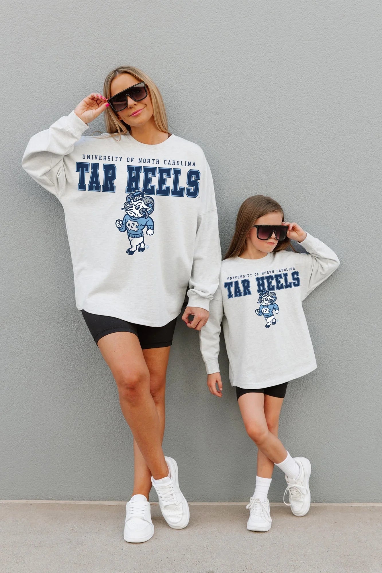 Tar Heels Big Goals Kid's Long Sleeve T-Shirt