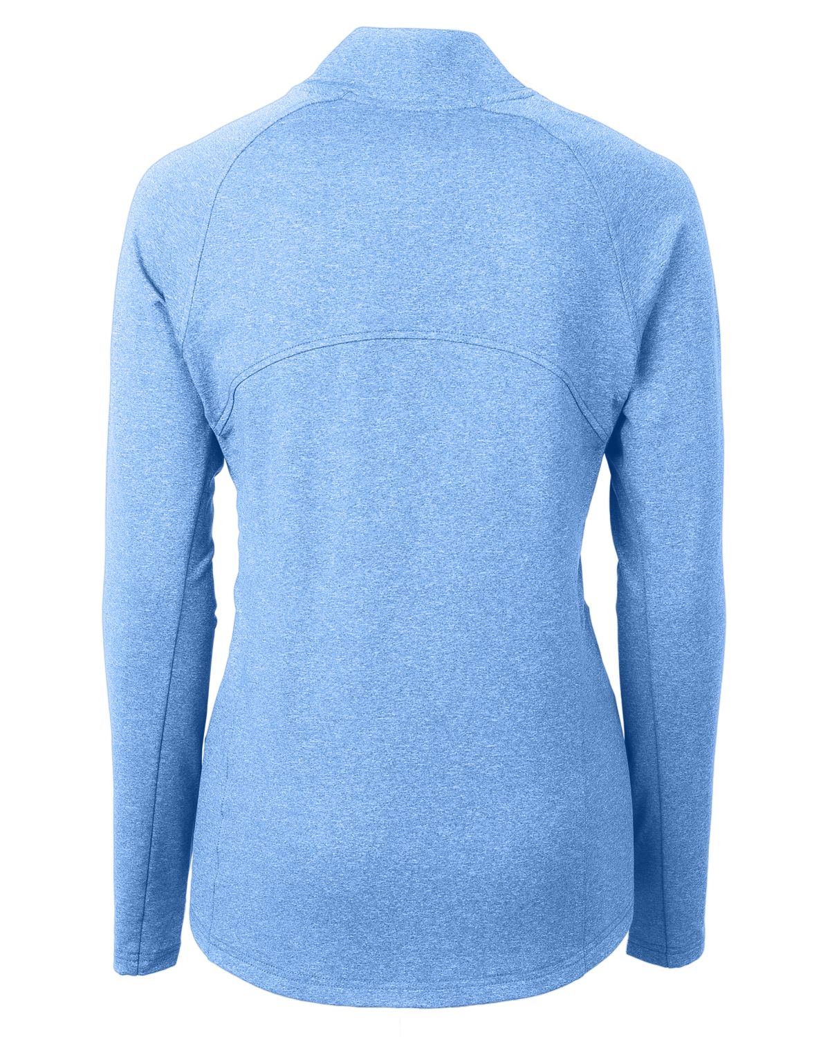 UNC Embroidered Logo Cutter & Buck Adapt Eco Knit Heather Recycled Womens Full Zip
