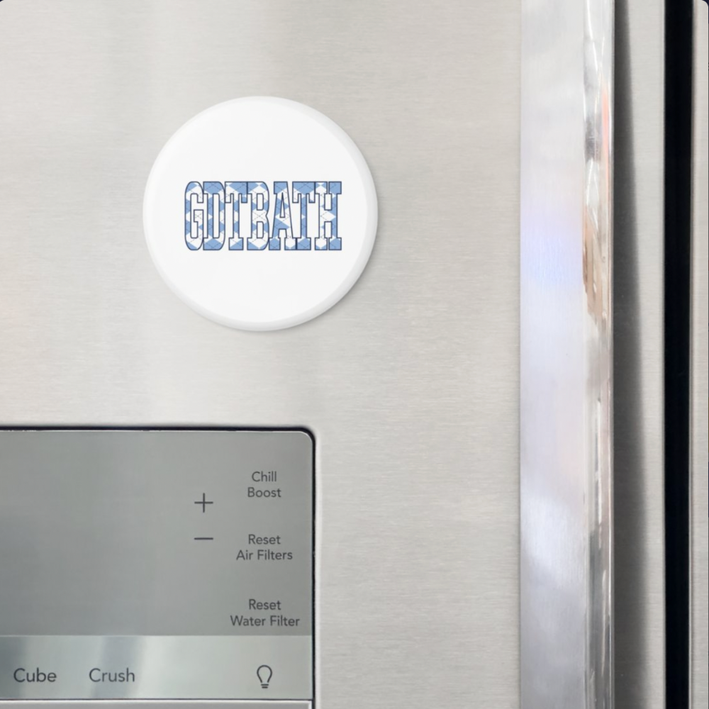 GDTBATH Argyle Button Magnet