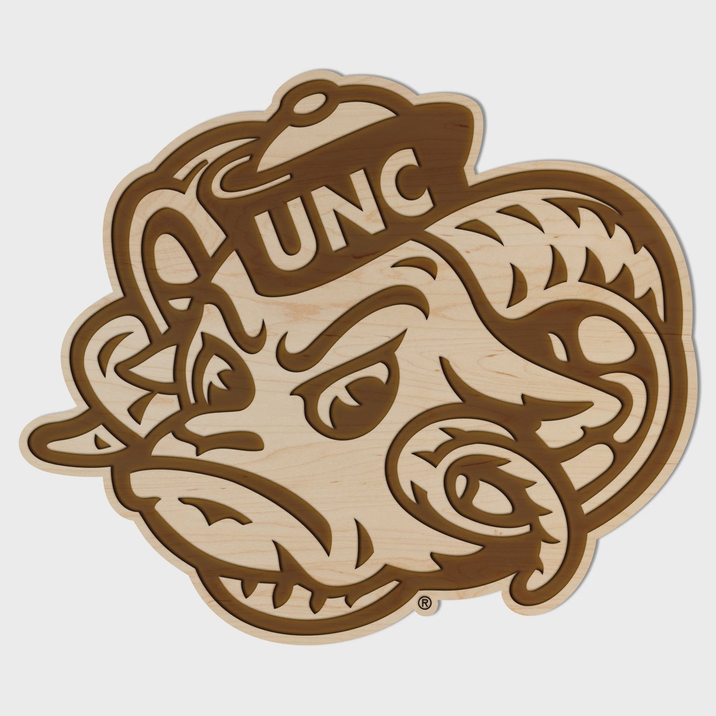 UNC Rameses Maple Magnet