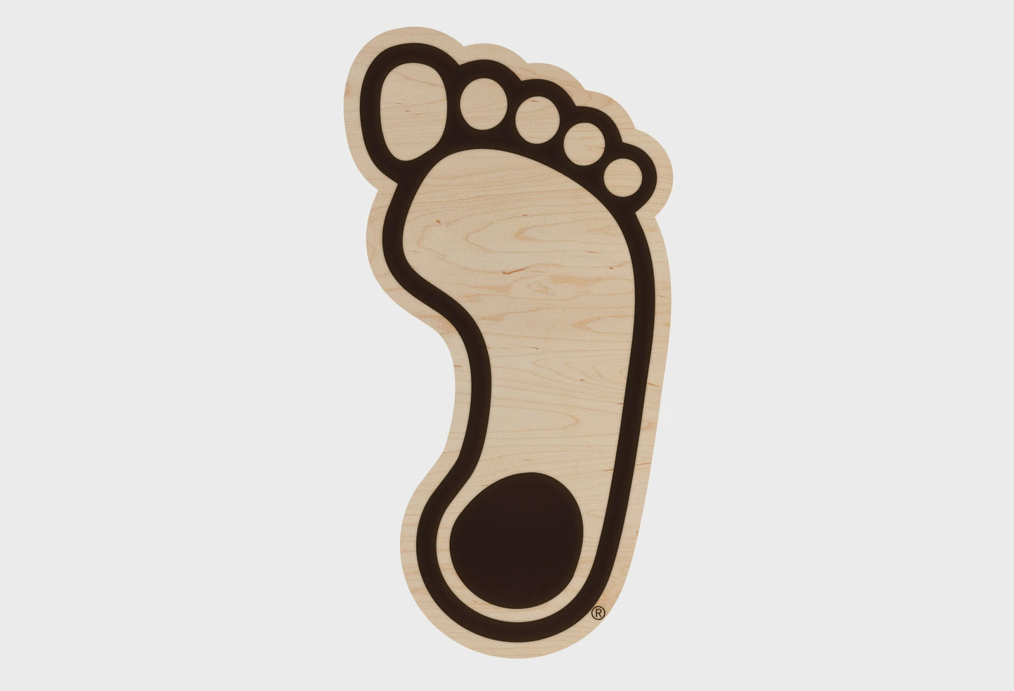UNC Tar Heel Wooden Magnet in Maple