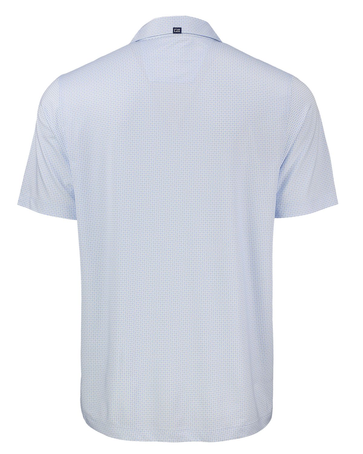 UNC Embroidered Logo Cutter & Buck Pike Eco Diamond Dot Print Recycled Mens Polo