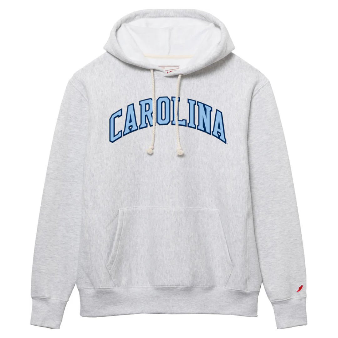 North Carolina Tar Heels Heavyweight Hoodie with Felt Letters