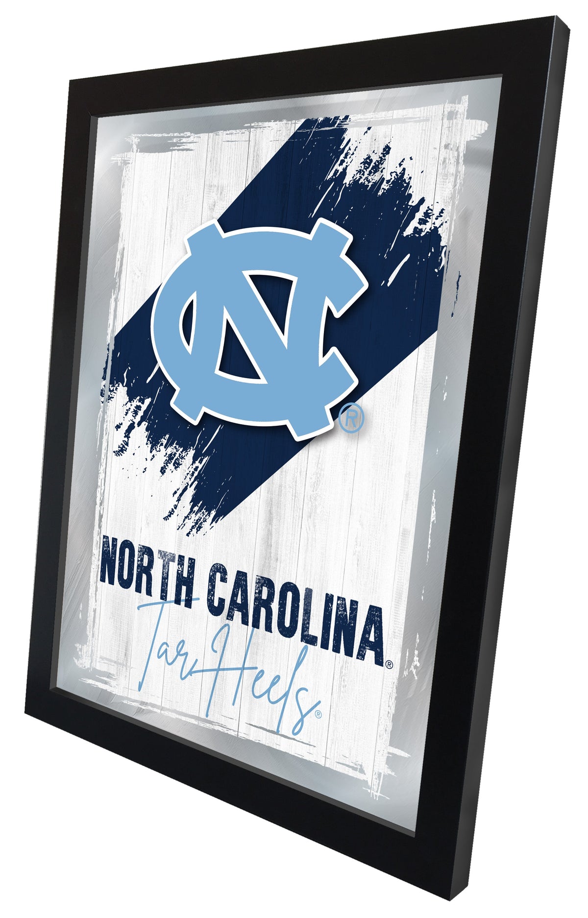 University of North Carolina NCAA College Team Wall Logo Mirror
