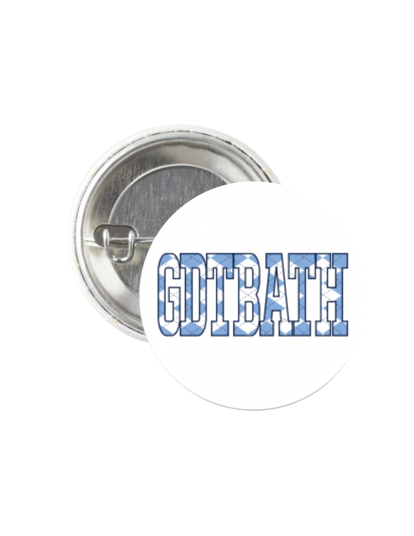 Argyle GDTBATH Button Pin 1.25"