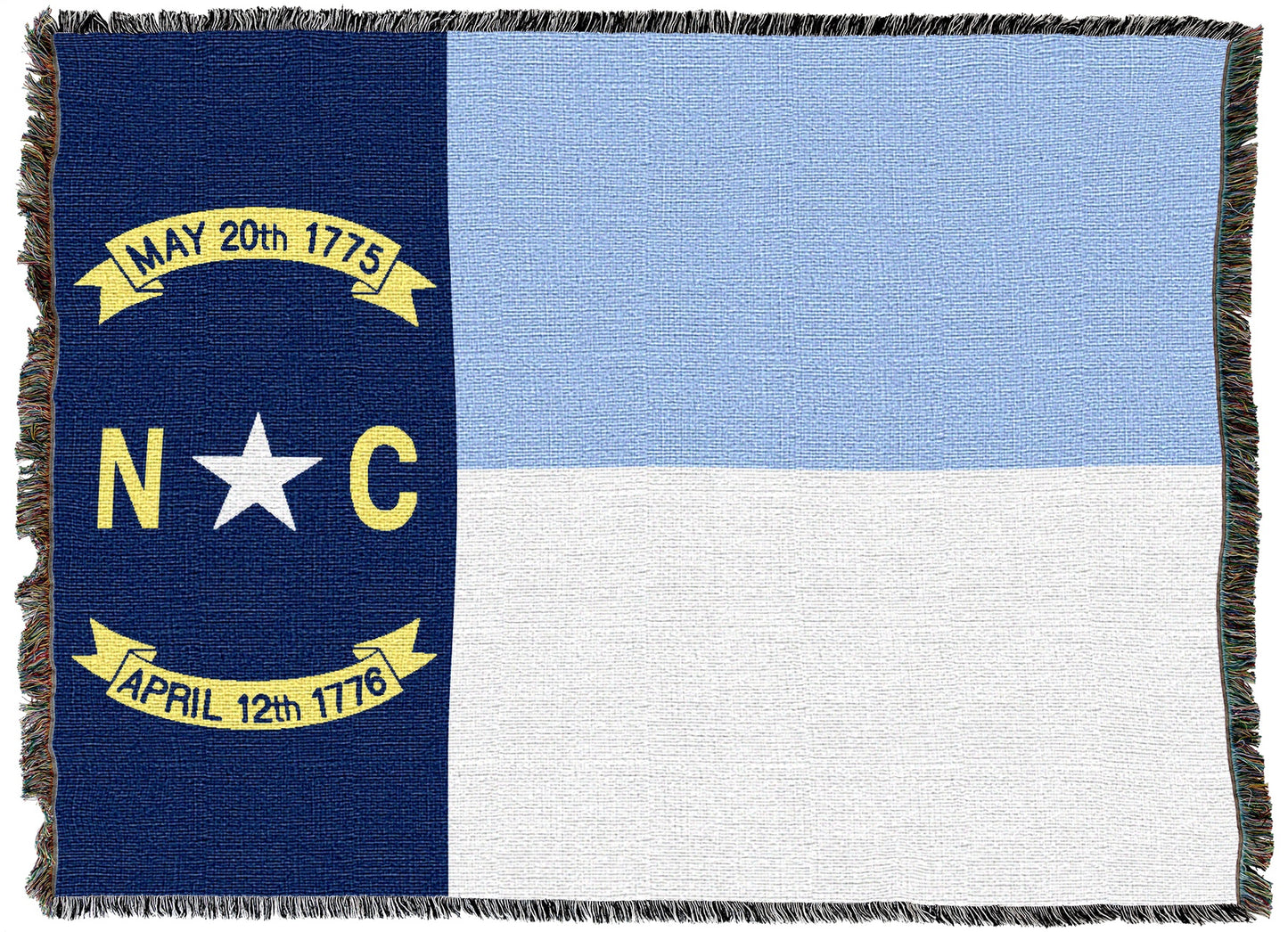 North Carolina Carolina Blue State Flag Tapestry Blanket