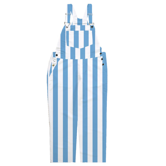 Carolina Blue and White Striped Overalls Viva La Fete