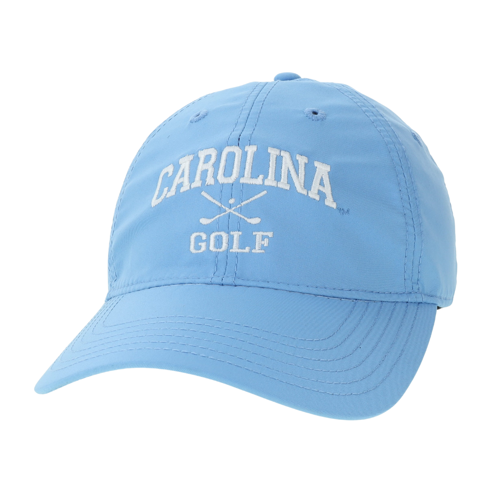 UNC Golf Hat in Carolina Blue Dry Fit Adjustable – Shrunken Head