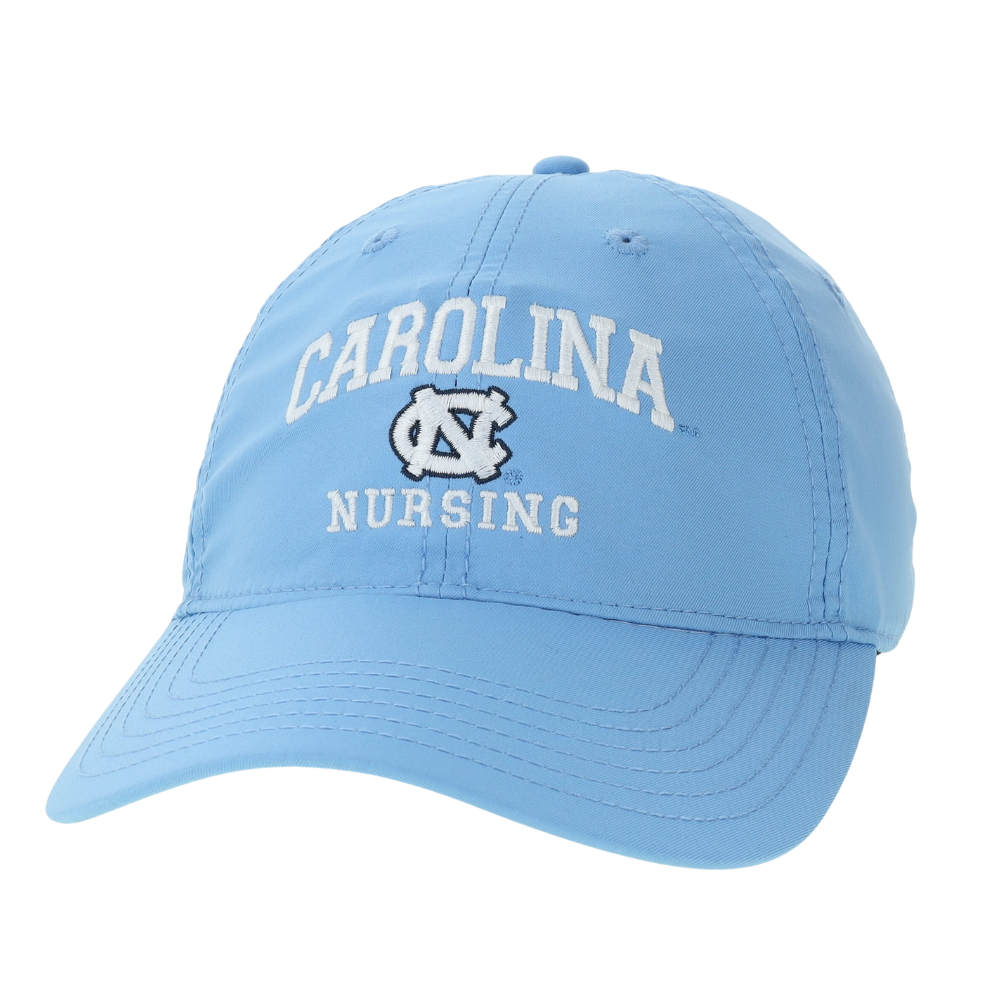 UNC Nursing Hat in Carolina Blue Dry Fit Adjustable