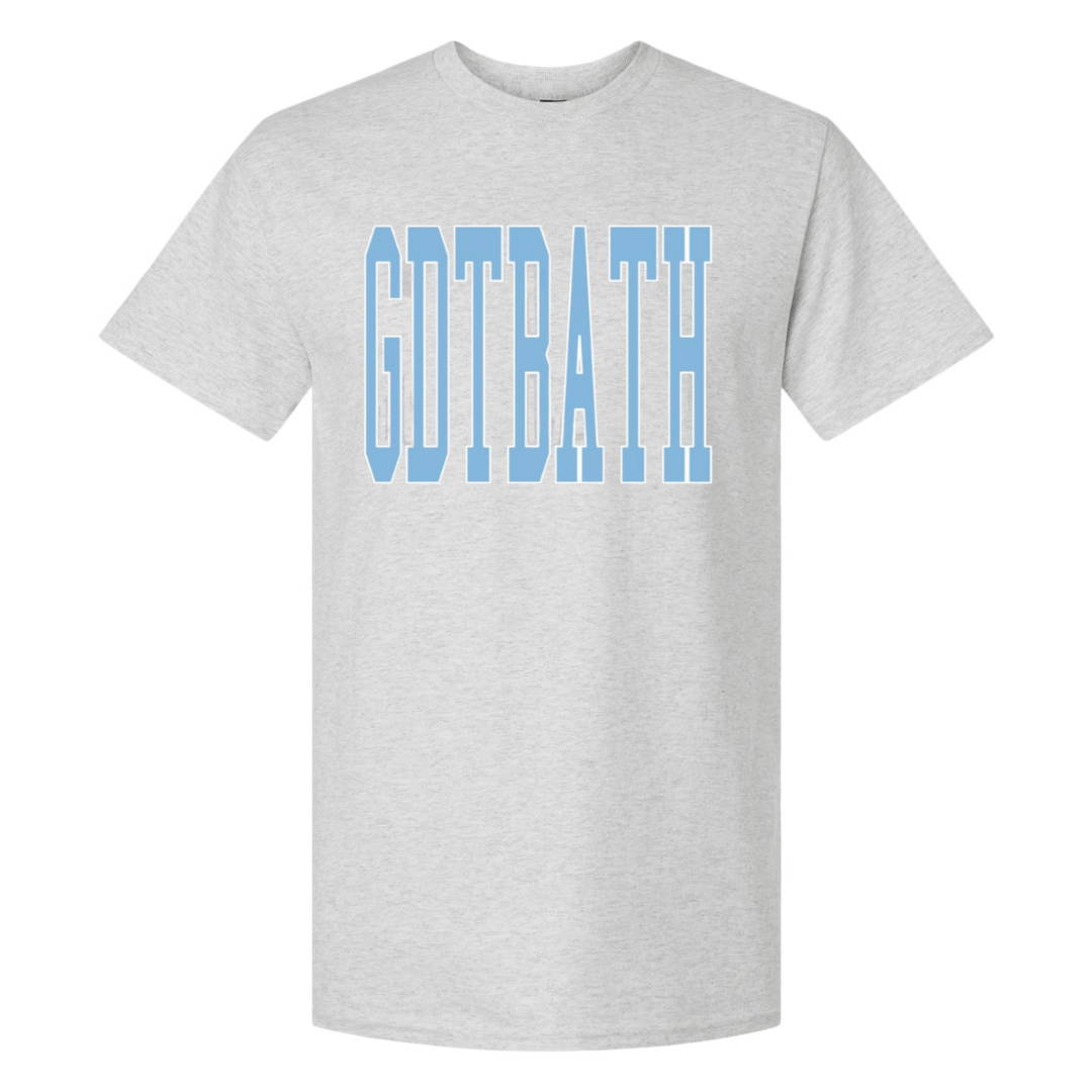 GDTBATH Adult T-Shirt in Ash Grey by Shrunken Head