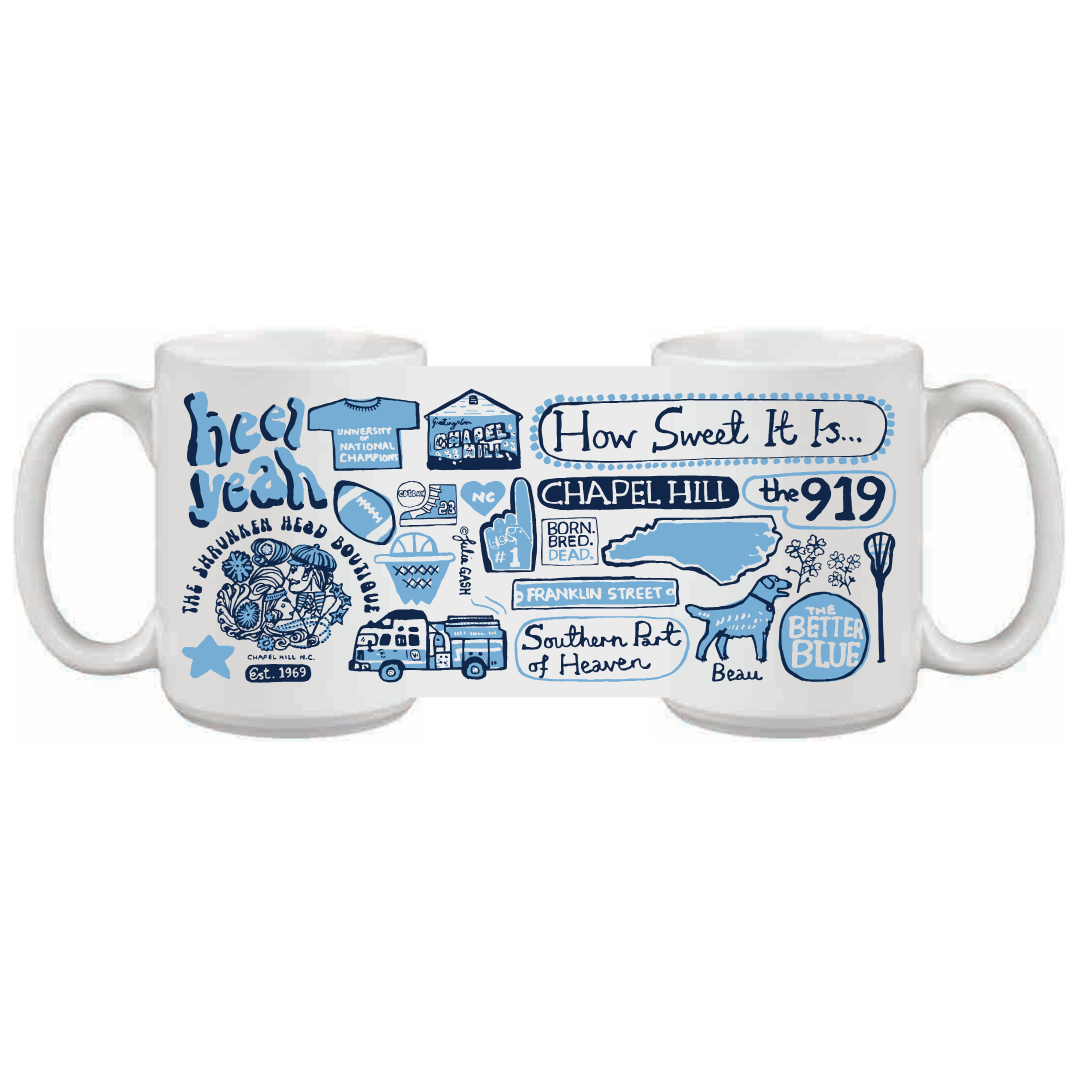 Chapel Hill North Carolina Mug by Julia Gash