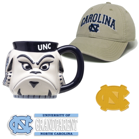 Carolina Tar Heels Grandpa Gift Set