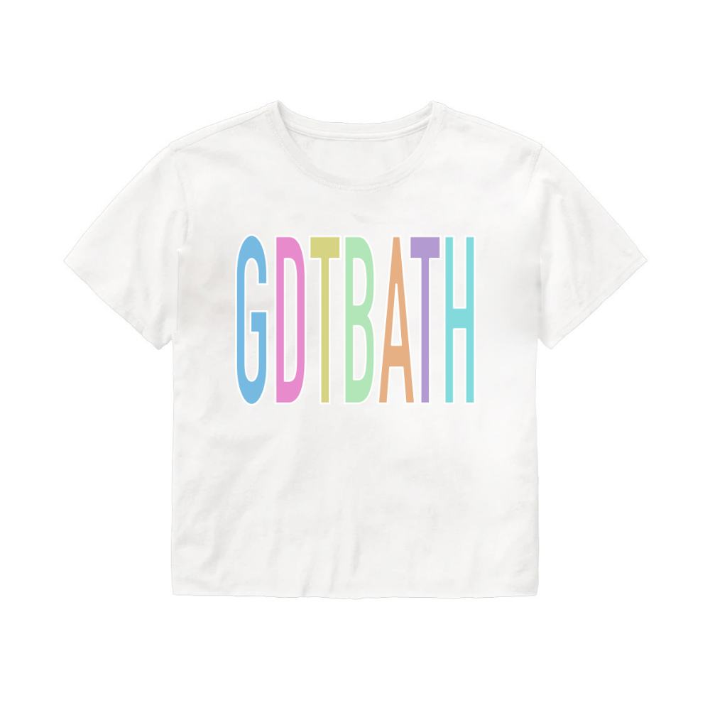 Good Day to be a Tar Heel Pastels Cropped T-Shirt