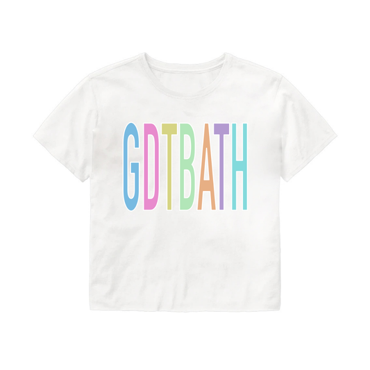 Good Day to be a Tar Heel Pastels Cropped T-Shirt
