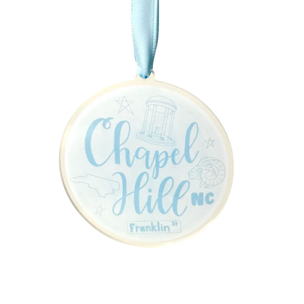 Chapel Hill Heels Ornament