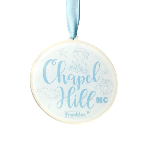Chapel Hill Heels Ornament