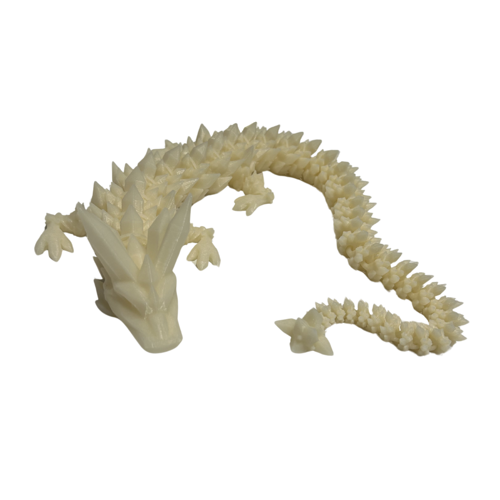 Large Sunlight Color Changing 3D Printed Dragon – Shrunken Head