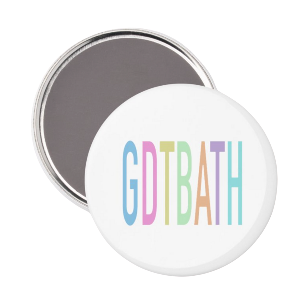 GDTBATH Multi-Colored Button Magnet 2.25"