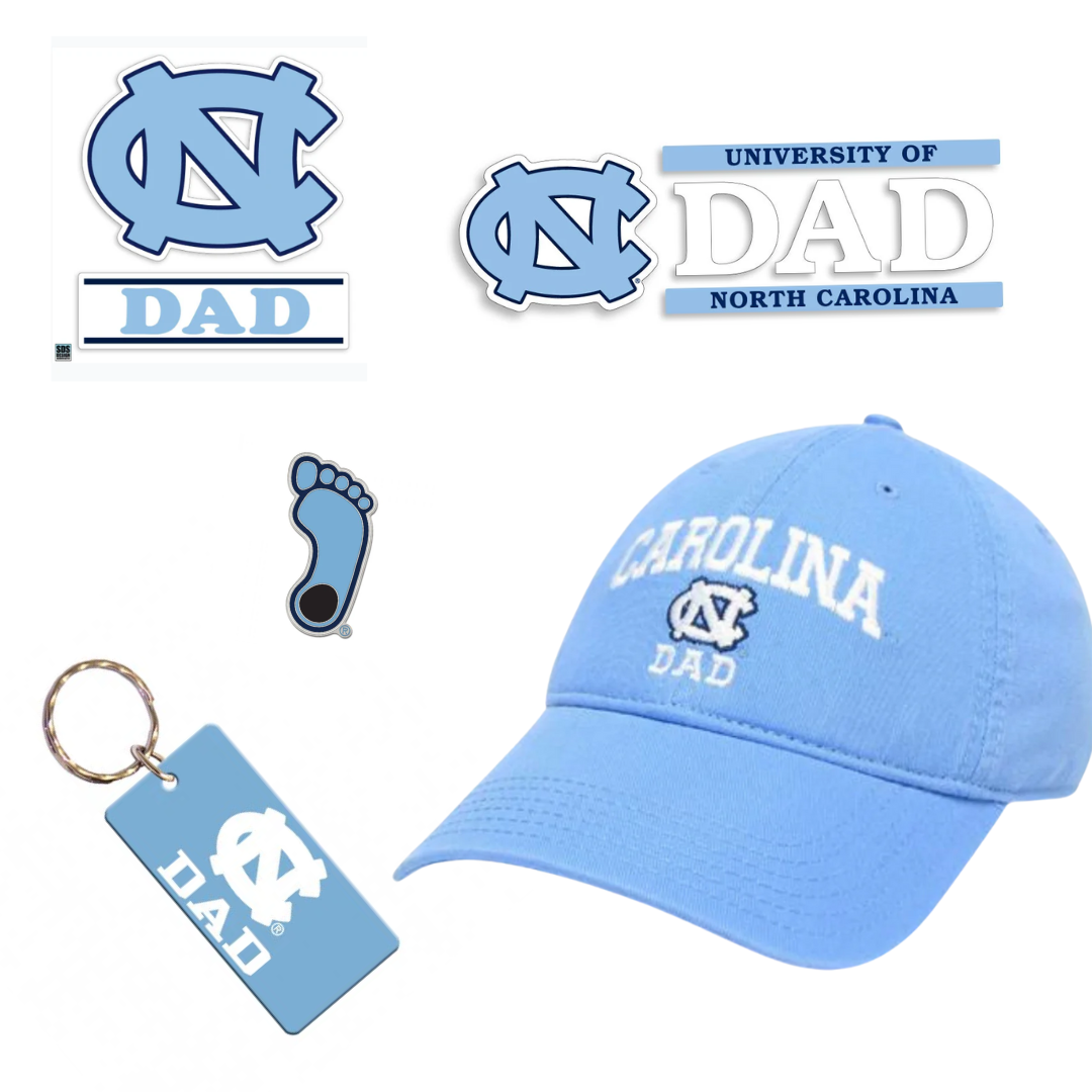 Carolina Dad Gift Set for UNC Tar Heels Dads