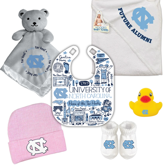 UNC It’s a Girl Gift Set for Tar Heel Baby Girls