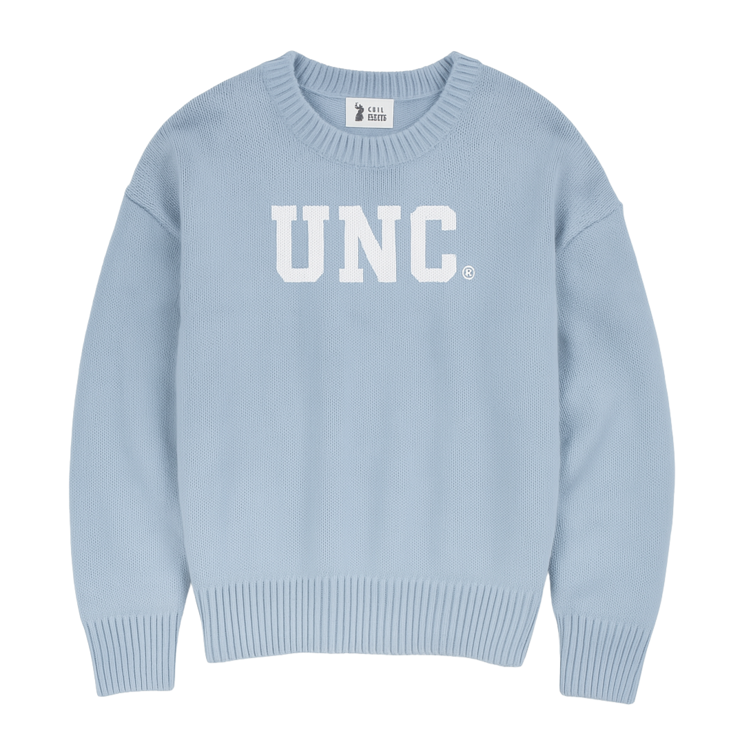 UNC Carolina Blue Knit Sweater by Jack and Sage
