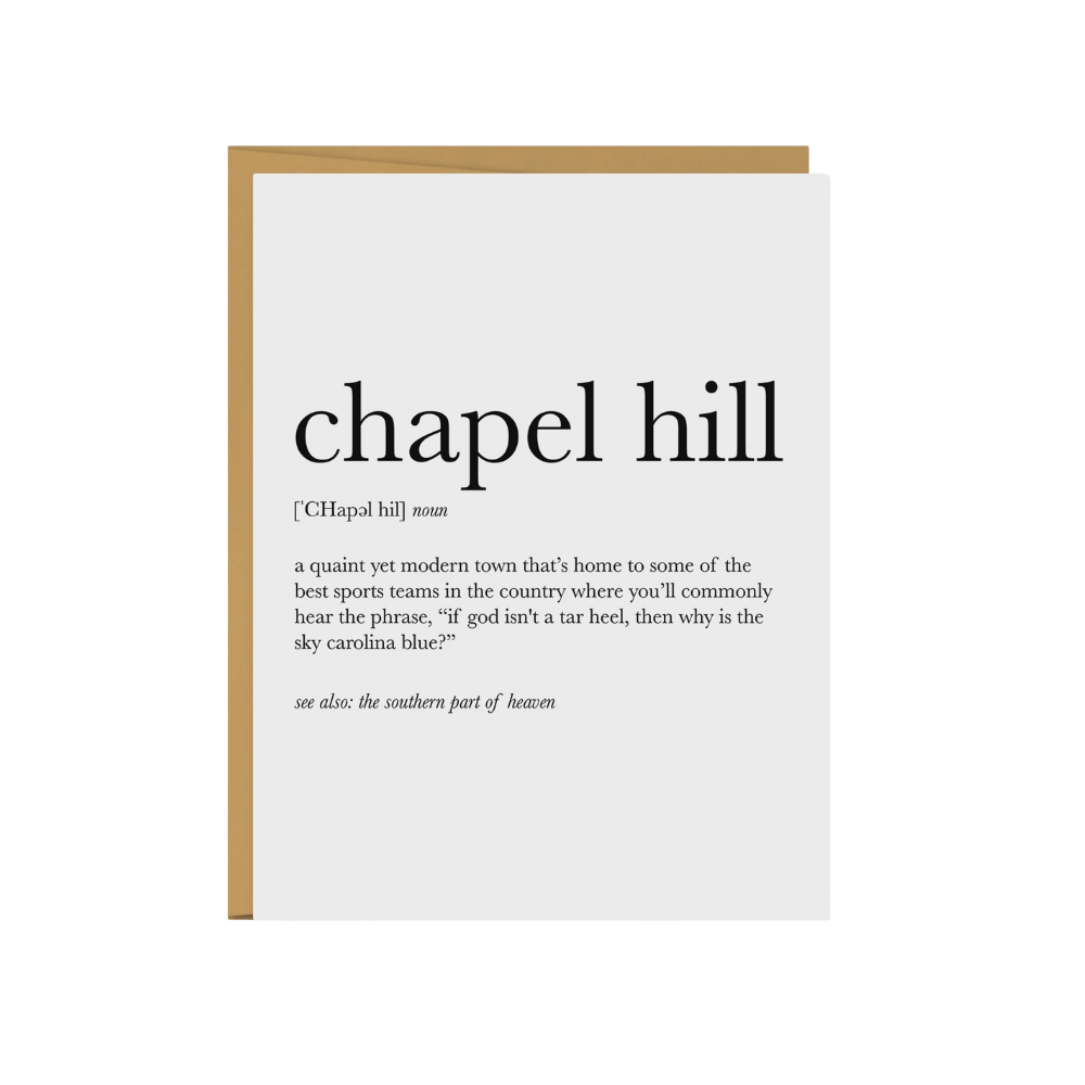 Chapel Hill North Carolina Everyday Card