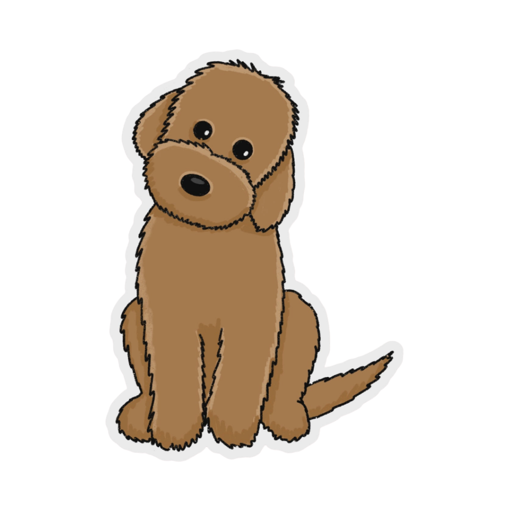 Labradoodle Vinyl Sticker