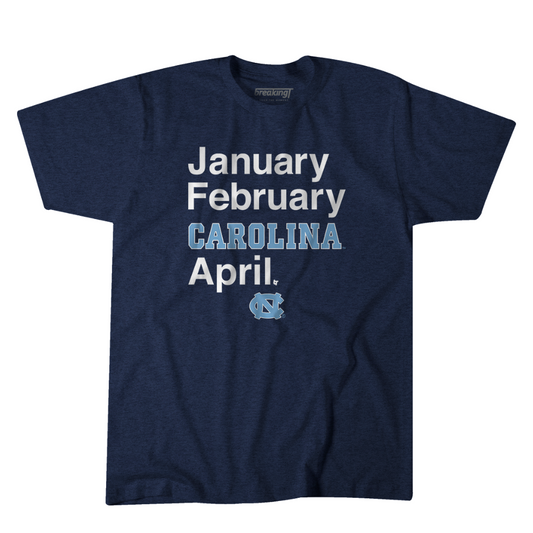 North Carolina Basketball March Madness T-Shirt by BreakingT