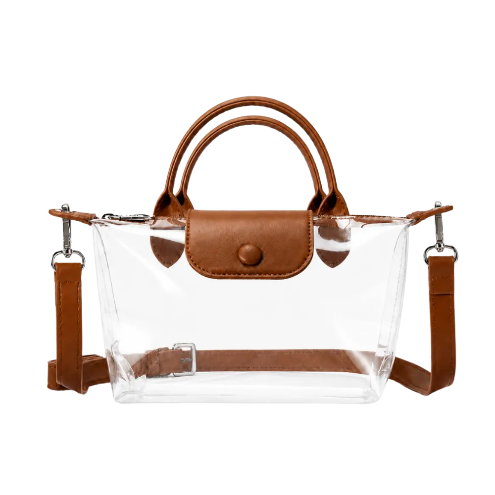 Brown Jelly Crossbody Bag