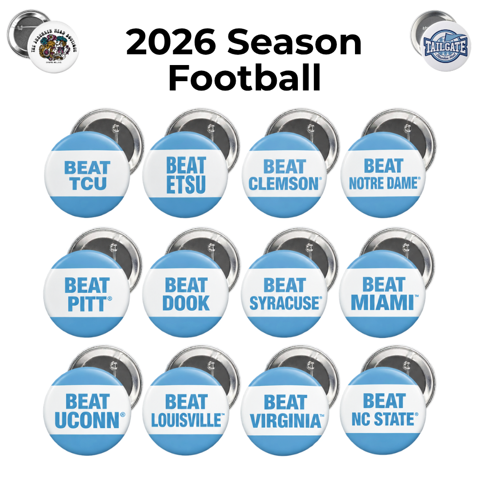 2026 Carolina Football Full Season Pin Package - Main View - Shrunken Head