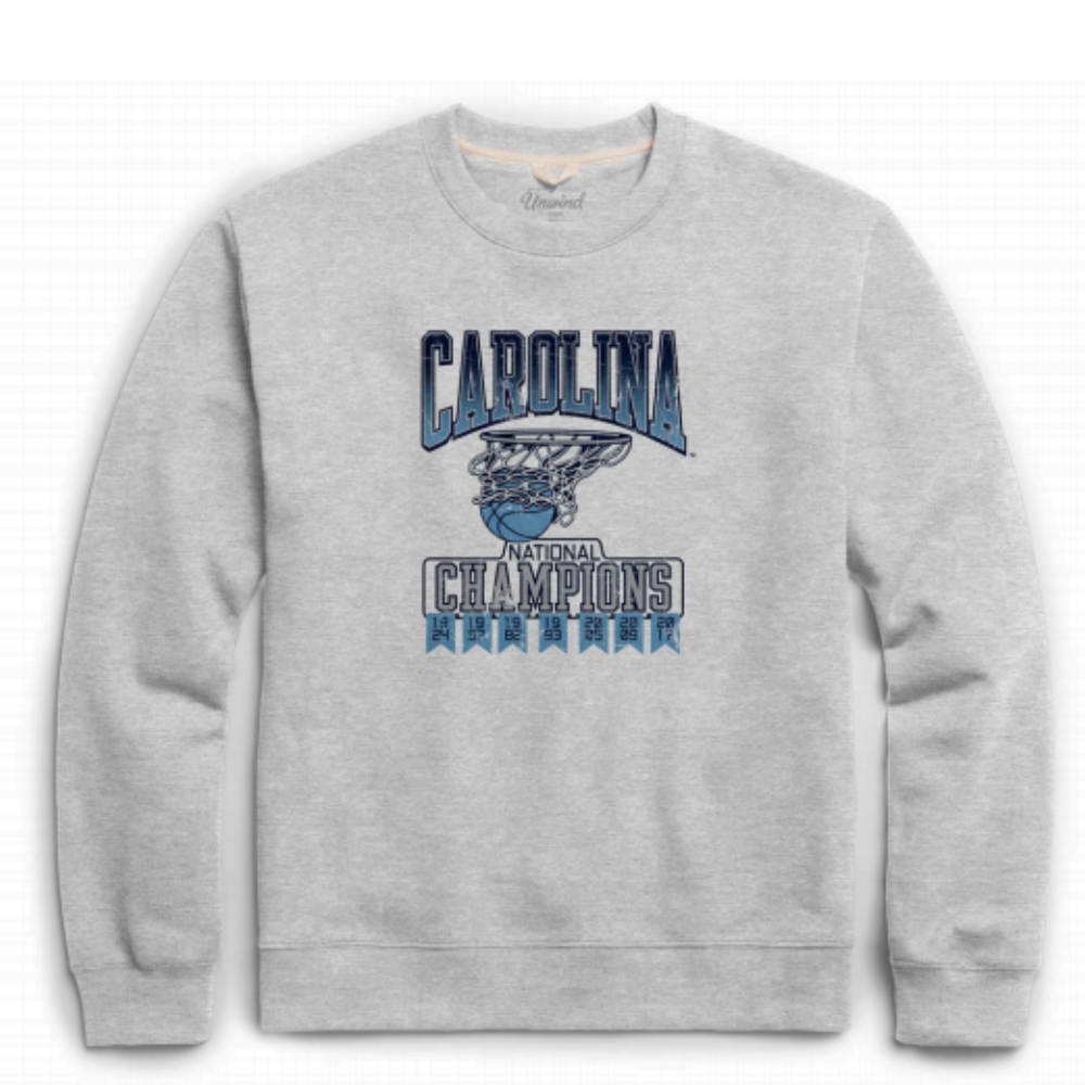 Carolina Basketball National Championship Vintage Crewneck