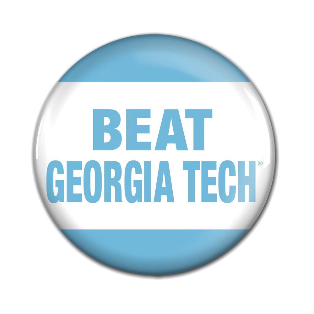 SHB Beat Georgia Tech Button for Carolina Game Day
