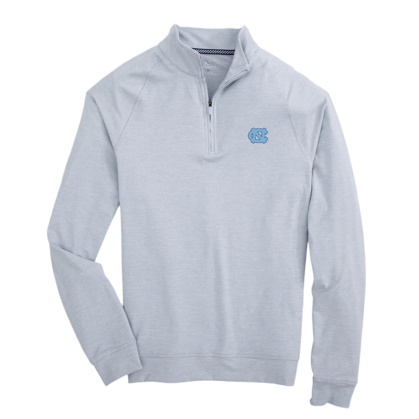UNC Men's 1/4 Zip Pullover Jacket by Southern Tide in Grey