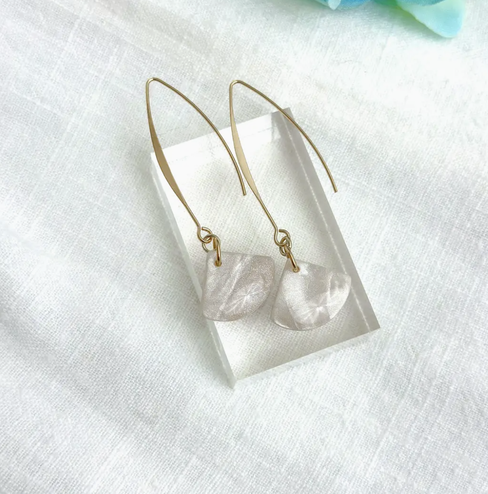 Pearl Mary Drop Earrings