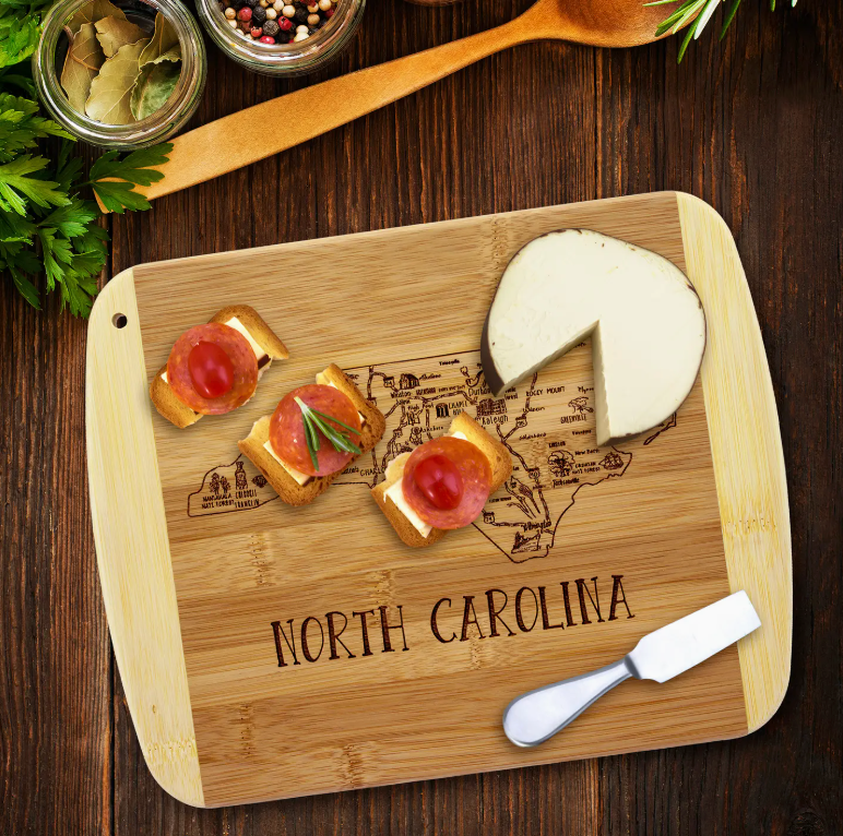 A Slice of Life North Carolina Cutting & Charcuterie Board