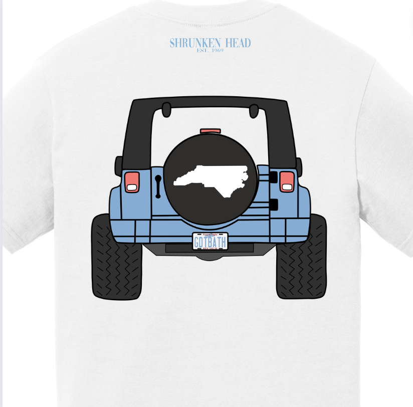 Jeep Comfort Colors T-Shirt Chapel Hill North Carolina