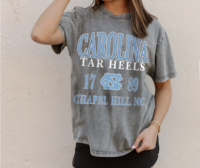 North Carolina Tar Heels Dynasty Oversized Crewneck Tee