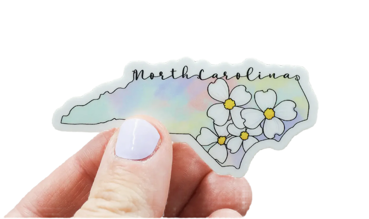 North Carolina Dogwood Sticker