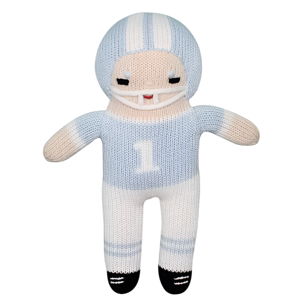 12" Plush Football Player Knit Doll