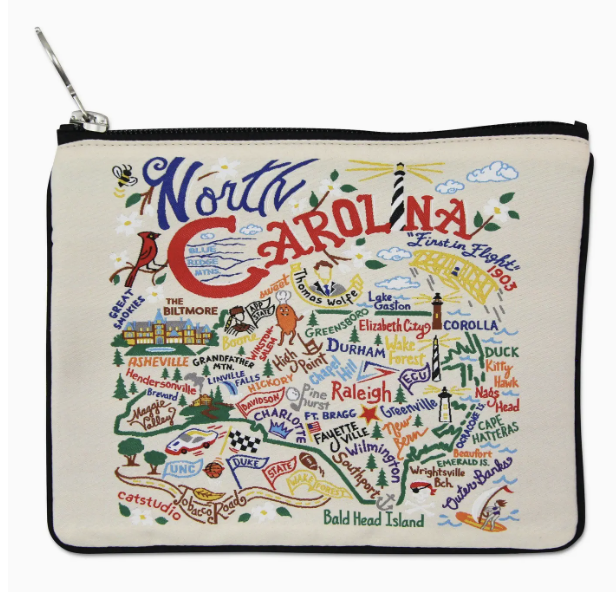 North Carolina Zip Pouch