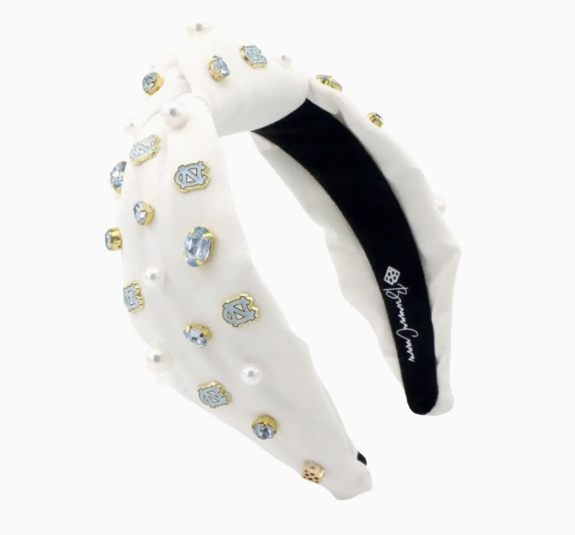 University of North Carolina White Logo Headband